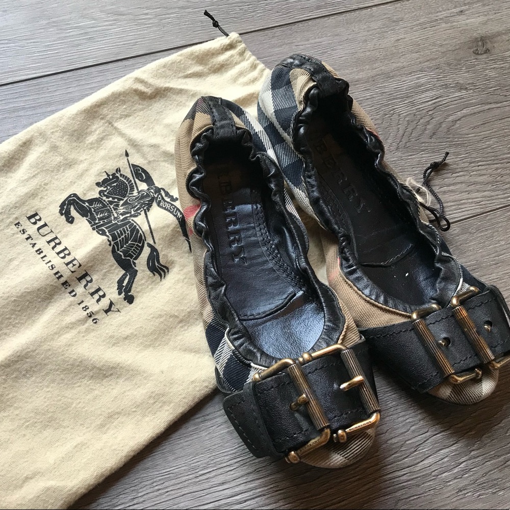 Burberry House Check Ballerina.